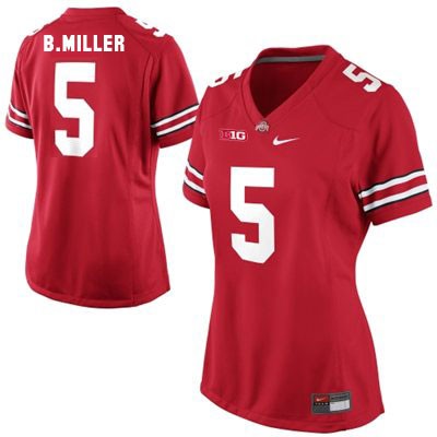 Youth NCAA Ohio State Buckeyes Braxton Miller #5 College Stitched Authentic Nike Red Football Jersey HX20F83RS